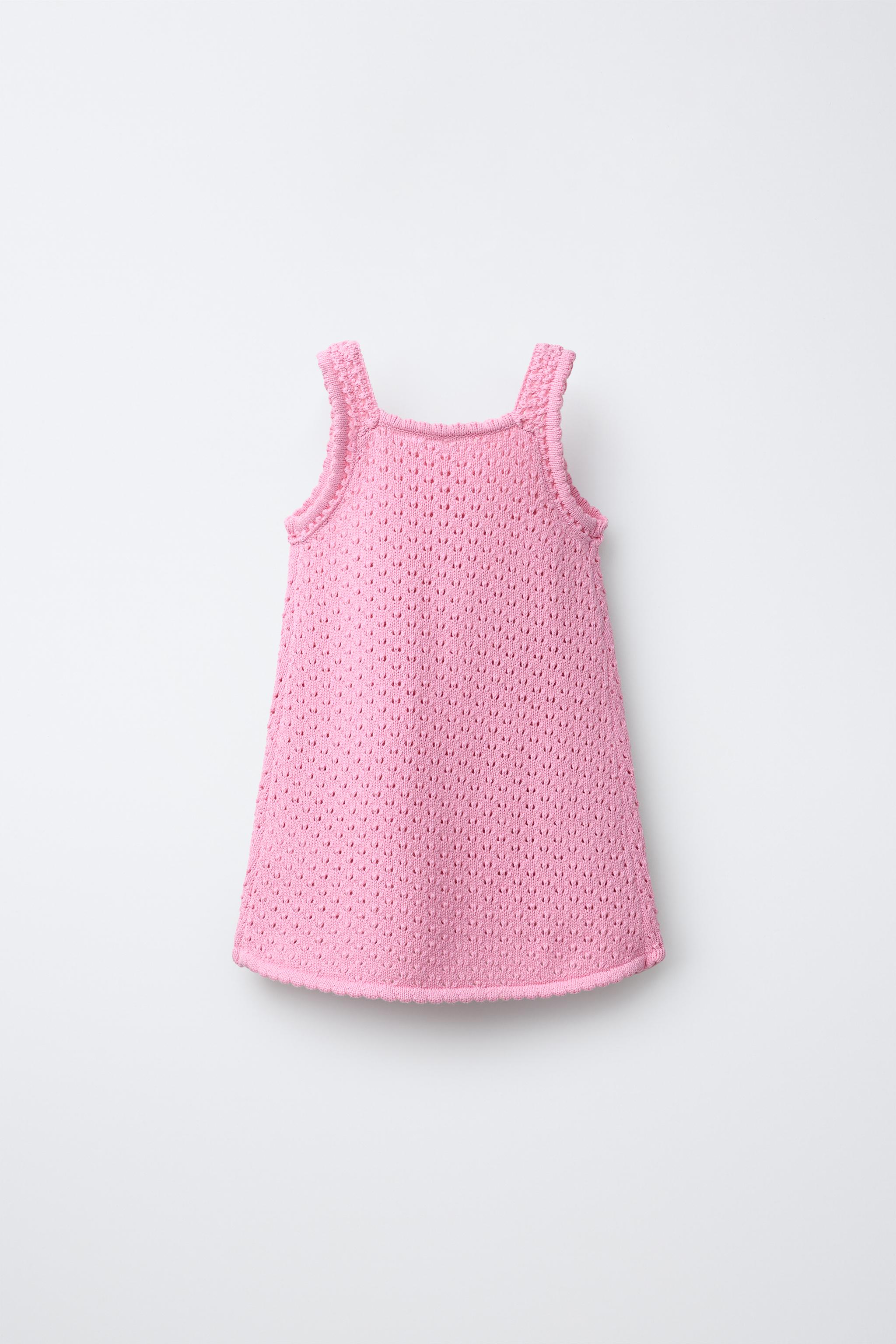 ROBE EN MAILLE TULIPES CROCHET